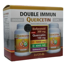 Vita crystal Double Immun Quercetin C+D vitamin Echinacea kapszula 2x120db vitamin és táplálékkiegészítő