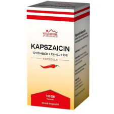 Vita crystal Kapszaicin kapszula 100db vitamin és táplálékkiegészítő