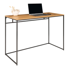  Vita íróasztal, tölgyhatású fekete vázzal 100x45x75 cm íróasztal
