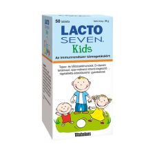 Vitabalans Kft. Lactoseven Kids tabletta eper-málna 50x gyógyhatású készítmény