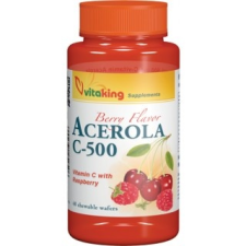  vitaking Acerola C-500 rágótabletta (40 db) vitamin és táplálékkiegészítő