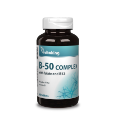  Vitaking b-50 vitamin tabletta 60 db vitamin és táplálékkiegészítő