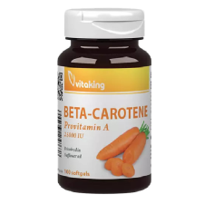 VitaKing Beta Carotine 15mg (100) lágykapszula vitamin és táplálékkiegészítő