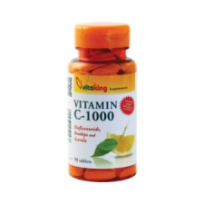 VitaKing C-vitamin 1000mg Bioflavonoid, acerola, csipkebogyó  - 90db vitamin és táplálékkiegészítő