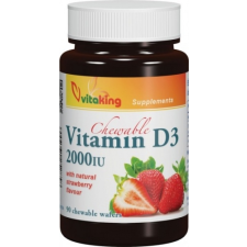  VITAKING D3-VITAMIN EPRES RÁGÓTABLETTA vitamin és táplálékkiegészítő