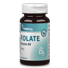 Vitaking Folate - B9 vitamin 400mcg (60) kapszula szerves folát vitamin és táplálékkiegészítő