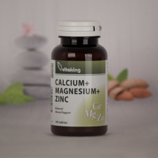 VitaKing Kalcium-magnézium-cink (100) – Vitaking vitamin és táplálékkiegészítő