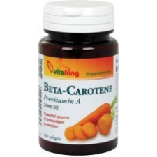 Vitaking Kft. Vitaking Beta Carotine 15mg (100) lágykapszula vitamin és táplálékkiegészítő