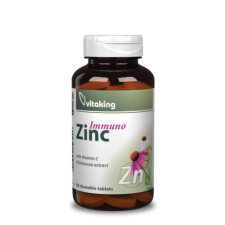 Vitaking Kft. Vitaking Cink Immuno rágótabletta – 60db vitamin és táplálékkiegészítő