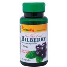 Vitaking Kft. Vitaking Fekete Áfonya 470mg Bilberry (90) kapszula vitamin és táplálékkiegészítő