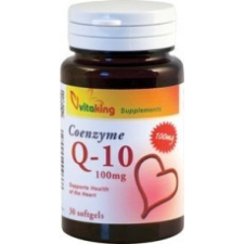 Vitaking Kft. Vitaking Q-10 Coenzym 100mg (30) lágykapszula vitamin és táplálékkiegészítő