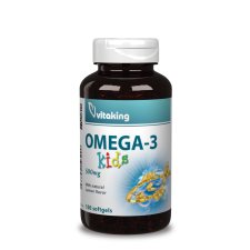 VitaKing Omega-3 Kids 500 mg - 100 db vitamin és táplálékkiegészítő