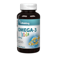 VitaKing Omega-3 Kids 500mg - 100 gélkapszula - Vitaking vitamin és táplálékkiegészítő