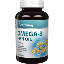 VitaKing Omega-3 triglicerid halolaj 1200mg 90 gélkapszula vitamin és táplálékkiegészítő