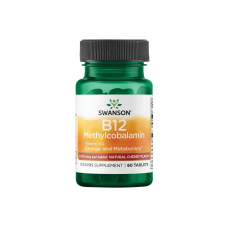 VitaKing Swanson B12 Methylcobalamin 2500mcg 60 rágótabletta reform élelmiszer