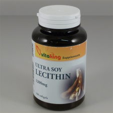 Vitaking szója lecitin 1200mg kapszula 100 db gyógyhatású készítmény