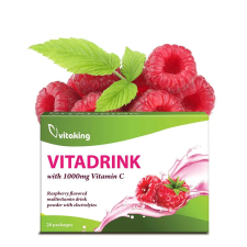 VitaKing VitaDrink elektrolit italpor vitaminokkal 28 csomag vitamin és táplálékkiegészítő