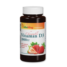 VitaKing VITAKING – Epres D3-vitamin rágótabletta 2000NE 210 db vitamin és táplálékkiegészítő