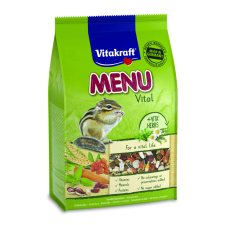Vitakraft 4008239251428 kisállat eledel Granulátum 600 g Mókus rágcsáló eledel