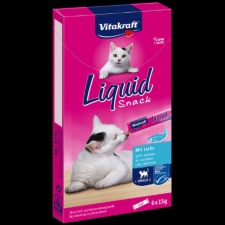 Vitakraft Cat Liquid Snack - jutalomfalat szósz (lazac,omega 3) macskák részére (6x15g) macskaeledel