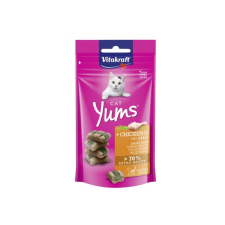 Vitakraft | Cat Yums Snack | Jutalomfalat | Csirke, macskafű - 40 g jutalomfalat macskáknak