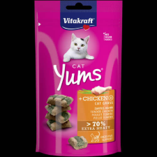 Vitakraft Cat Yums Snack - puha jutalomfalat (csirke,macskafű) macskák részére (40g) jutalomfalat macskáknak