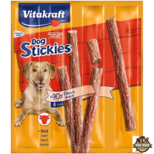 Vitakraft Dog Stickies Kutya Jutalomfalat Marhahússal 4x11g jutalomfalat kutyáknak