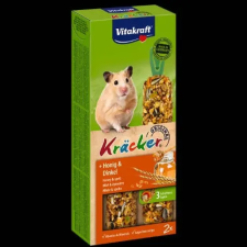 Vitakraft Kracker Dupla Rúd (méz,tönköly) – kiegészítő eleség hörcsögök részére (2x56g) kisállatfelszerelés