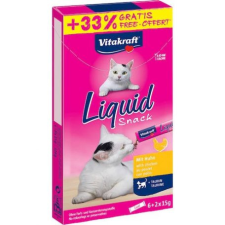 Vitakraft Macska Folyékony Jutalomfalat Taurinnal & Csirkehússal 6x15g + 33% ajándék jutalomfalat macskáknak
