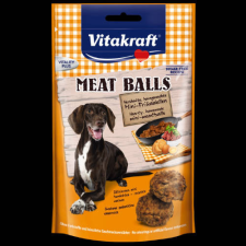 Vitakraft Meat Balls - jutalomfalat (sertés,marha) kistestű kutyák részére (80g) jutalomfalat kutyáknak
