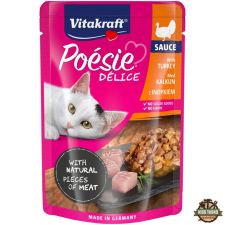 Vitakraft Poésie Delice Macska Alutasak Pulyka 85g macskaeledel
