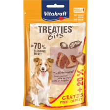  Vitakraft Treaties Bits puha jutifalatkák májjal kutyáknak (120 g + 20% extra töltősúly) 144 g jutalomfalat kutyáknak