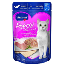 Vitakraft Vitakraft Poésie Déli Sauce macskáknak - fekete tőkehal 85 g macskaeledel