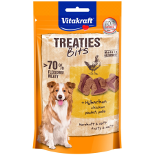 Vitakraft Vitakraft Treaties Bits Kutya Jutalomfalat Csirke & Bacon 120g jutalomfalat kutyáknak