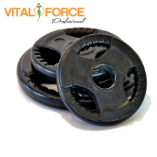 Vital Force Professional Gumis súlytárcsák 1,25-25kg-ig 51mm-es belső átmérővel 20 súlytárcsa