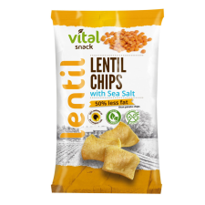 Vital lencse chips tengeri sóval 65 g csokoládé és édesség