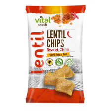 Vital Vital lencse chips édes chili 65 g reform élelmiszer