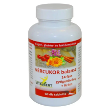 Vitalbert Vércukor Balansz tabletta 60db vitamin és táplálékkiegészítő
