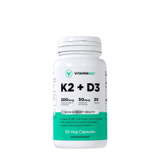 VITAMIN360 K2 (MK-7) + D3 (2000 NE) (30 Veg Kapszula) vitamin és táplálékkiegészítő