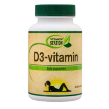  Vitamin Station D3-Vitamin 90 db vitamin és táplálékkiegészítő