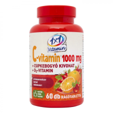 Vitaplus 1x1 Vitamin C-vitamin 1000 mg + D3-vitamin csipkebogyó kivonattal 60 db vitamin és táplálékkiegészítő