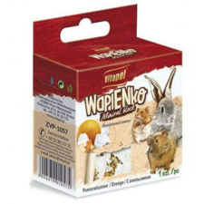 Vitapol Mineral Block (narancs) - fogkoptató rágcsálók és nyulak részére (40g) rágcsáló eledel