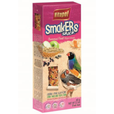 Vitapol Smakers Dupla Rúd (gyümölcs) – Kiegészítő eledel pintyfélék számára – (2 db) 60 g vitamin madaraknak