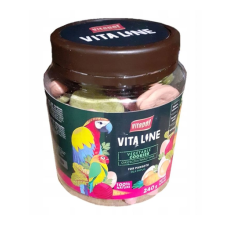 Vitapol Zöldséges keksz papagájoknak 240 g-os tégelyben madáreledel