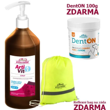 Vitar Veterinae Artivit szirup 1000 ml + Ráadás DentOn 100 g + Bag vitamin, táplálékkiegészítő kutyáknak