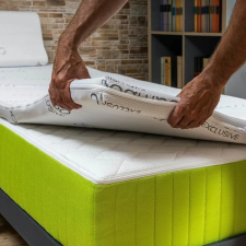 VITAROLL Vitaroll - Akupresszúrás 7 zónás Fedőmatrac Bamboo huzattal ágy és ágykellék