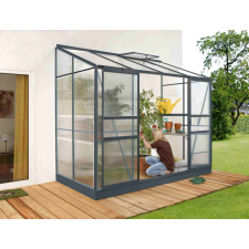 VITAVIA üvegház VITAVIA IDA 3300 PC 4 mm fekete színű LG3547 kerti tárolás