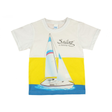  Vitorlás, rövid ujjú fiú póló (méret: 104-152)