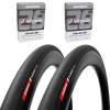 VITTORIA RUBINO V 700 x 28 országúti gumi, fekete, Graphene 2.0, tubeless ready (28-622), 340g (2 db-os csomag) VITTORIA Bicikli alkatrészek Kerékpár alkatrészek Kerékpár gumik