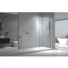Viva Aqua Max WALK IN zuhanyfal - 8 mm vízlepergető víztiszta üveg - 80 x 200 cm